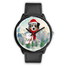 Load image into Gallery viewer, Australian Shepherd Indiana Christmas Special Wrist Watch-Free Shipping