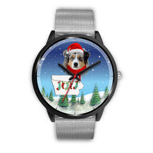 Load image into Gallery viewer, Australian Shepherd Iowa Christmas Special Wrist Watch-Free Shipping