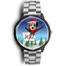 Load image into Gallery viewer, Australian Shepherd Iowa Christmas Special Wrist Watch-Free Shipping