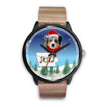 Load image into Gallery viewer, Australian Shepherd Iowa Christmas Special Wrist Watch-Free Shipping