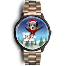 Load image into Gallery viewer, Australian Shepherd Iowa Christmas Special Wrist Watch-Free Shipping