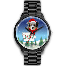 Load image into Gallery viewer, Australian Shepherd Iowa Christmas Special Wrist Watch-Free Shipping