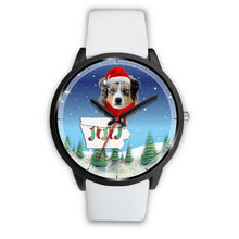 Load image into Gallery viewer, Australian Shepherd Iowa Christmas Special Wrist Watch-Free Shipping