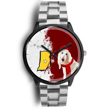 Load image into Gallery viewer, Afghan Hound Indiana Christmas Special Wrist Watch-Free Shipping