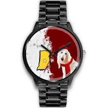 Load image into Gallery viewer, Afghan Hound Indiana Christmas Special Wrist Watch-Free Shipping