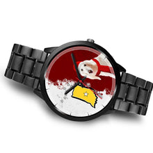 Load image into Gallery viewer, Afghan Hound Indiana Christmas Special Wrist Watch-Free Shipping