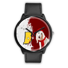 Load image into Gallery viewer, Afghan Hound Indiana Christmas Special Wrist Watch-Free Shipping