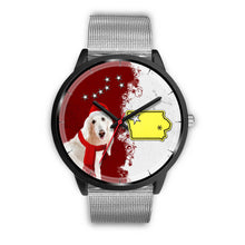 Load image into Gallery viewer, Afghan Hound Iowa Christmas Special Wrist Watch-Free Shipping