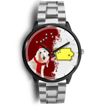 Load image into Gallery viewer, Afghan Hound Iowa Christmas Special Wrist Watch-Free Shipping