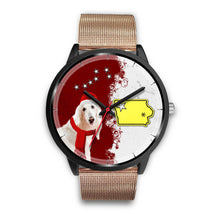Load image into Gallery viewer, Afghan Hound Iowa Christmas Special Wrist Watch-Free Shipping