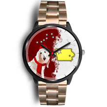 Load image into Gallery viewer, Afghan Hound Iowa Christmas Special Wrist Watch-Free Shipping