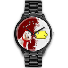 Load image into Gallery viewer, Afghan Hound Iowa Christmas Special Wrist Watch-Free Shipping
