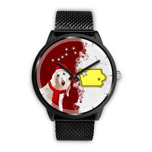 Load image into Gallery viewer, Afghan Hound Iowa Christmas Special Wrist Watch-Free Shipping