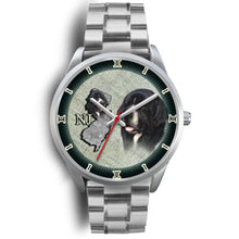 Load image into Gallery viewer, Amazing Newfoundland Dog Sketch New Jersey Christmas Special Wrist Watch-Free Shipping