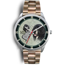 Load image into Gallery viewer, Amazing Newfoundland Dog Sketch New Jersey Christmas Special Wrist Watch-Free Shipping