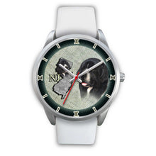 Load image into Gallery viewer, Amazing Newfoundland Dog Sketch New Jersey Christmas Special Wrist Watch-Free Shipping