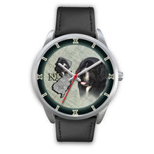 Load image into Gallery viewer, Amazing Newfoundland Dog Sketch New Jersey Christmas Special Wrist Watch-Free Shipping