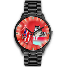 Load image into Gallery viewer, Alaskan Malamute Dog New Jersey Christmas Special Wrist Watch-Free Shipping