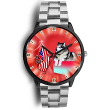 Load image into Gallery viewer, Alaskan Malamute Dog New Jersey Christmas Special Wrist Watch-Free Shipping