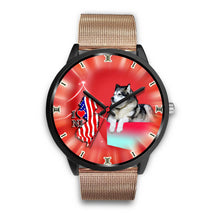 Load image into Gallery viewer, Alaskan Malamute Dog New Jersey Christmas Special Wrist Watch-Free Shipping