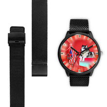 Load image into Gallery viewer, Alaskan Malamute Dog New Jersey Christmas Special Wrist Watch-Free Shipping