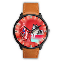 Load image into Gallery viewer, Alaskan Malamute Dog New Jersey Christmas Special Wrist Watch-Free Shipping
