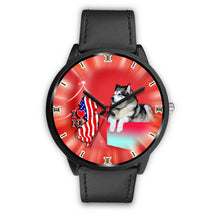 Load image into Gallery viewer, Alaskan Malamute Dog New Jersey Christmas Special Wrist Watch-Free Shipping