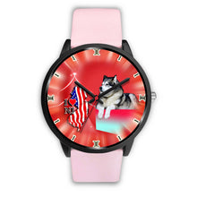 Load image into Gallery viewer, Alaskan Malamute Dog New Jersey Christmas Special Wrist Watch-Free Shipping