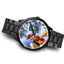 Load image into Gallery viewer, Airedale Terrier Indiana Christmas Special Wrist Watch-Free Shipping