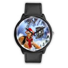Load image into Gallery viewer, Airedale Terrier Indiana Christmas Special Wrist Watch-Free Shipping
