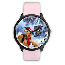 Load image into Gallery viewer, Airedale Terrier Indiana Christmas Special Wrist Watch-Free Shipping