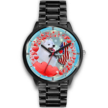 Load image into Gallery viewer, American Eskimo Dog New Jersey Christmas Special Wrist Watch-Free Shipping