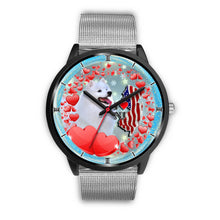 Load image into Gallery viewer, American Eskimo Dog New Jersey Christmas Special Wrist Watch-Free Shipping