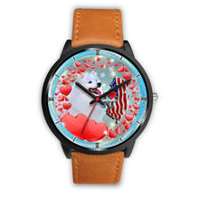 Load image into Gallery viewer, American Eskimo Dog New Jersey Christmas Special Wrist Watch-Free Shipping