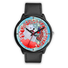 Load image into Gallery viewer, American Eskimo Dog New Jersey Christmas Special Wrist Watch-Free Shipping