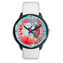 Load image into Gallery viewer, American Eskimo Dog New Jersey Christmas Special Wrist Watch-Free Shipping
