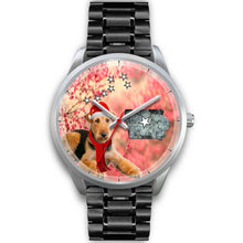 Load image into Gallery viewer, Airedale Terrier Iowa Christmas Special Wrist Watch-Free Shipping