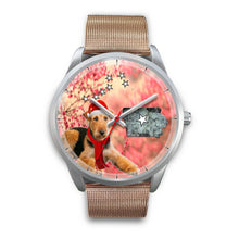 Load image into Gallery viewer, Airedale Terrier Iowa Christmas Special Wrist Watch-Free Shipping