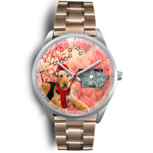 Load image into Gallery viewer, Airedale Terrier Iowa Christmas Special Wrist Watch-Free Shipping
