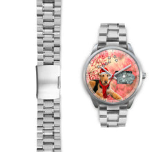 Load image into Gallery viewer, Airedale Terrier Iowa Christmas Special Wrist Watch-Free Shipping