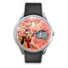 Load image into Gallery viewer, Airedale Terrier Iowa Christmas Special Wrist Watch-Free Shipping