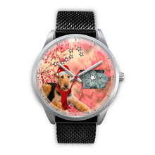 Load image into Gallery viewer, Airedale Terrier Iowa Christmas Special Wrist Watch-Free Shipping