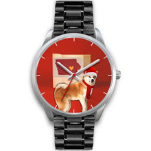 Load image into Gallery viewer, Akita Inu Iowa Christmas Special Wrist Watch-Free Shipping