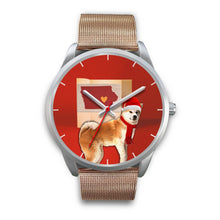 Load image into Gallery viewer, Akita Inu Iowa Christmas Special Wrist Watch-Free Shipping