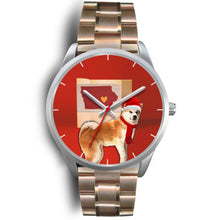Load image into Gallery viewer, Akita Inu Iowa Christmas Special Wrist Watch-Free Shipping
