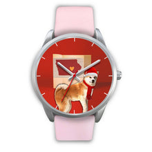Load image into Gallery viewer, Akita Inu Iowa Christmas Special Wrist Watch-Free Shipping