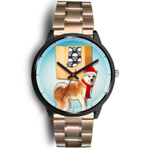Load image into Gallery viewer, Akita Inu Indiana Christmas Special Wrist Watch-Free Shipping