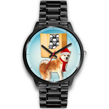 Load image into Gallery viewer, Akita Inu Indiana Christmas Special Wrist Watch-Free Shipping