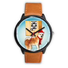 Load image into Gallery viewer, Akita Inu Indiana Christmas Special Wrist Watch-Free Shipping