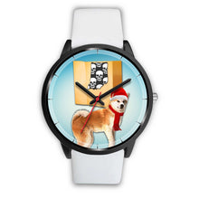 Load image into Gallery viewer, Akita Inu Indiana Christmas Special Wrist Watch-Free Shipping